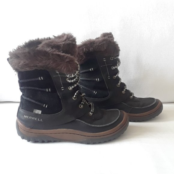 Merrell. Waterproof Leather Winter Boots. Decora Sonata. Size 7B (37.5) - Picture 7 of 16